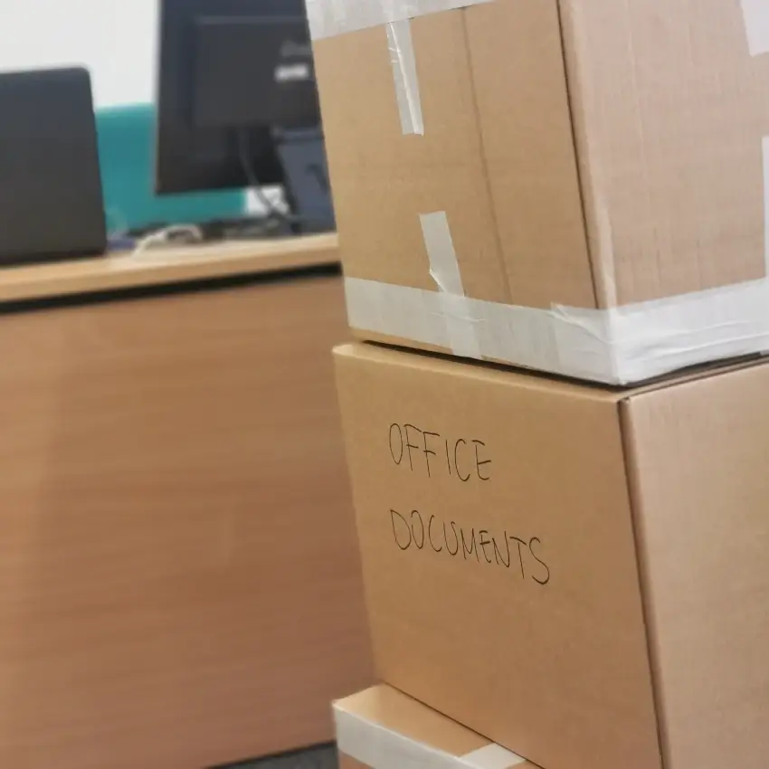 Office Removals Boxes