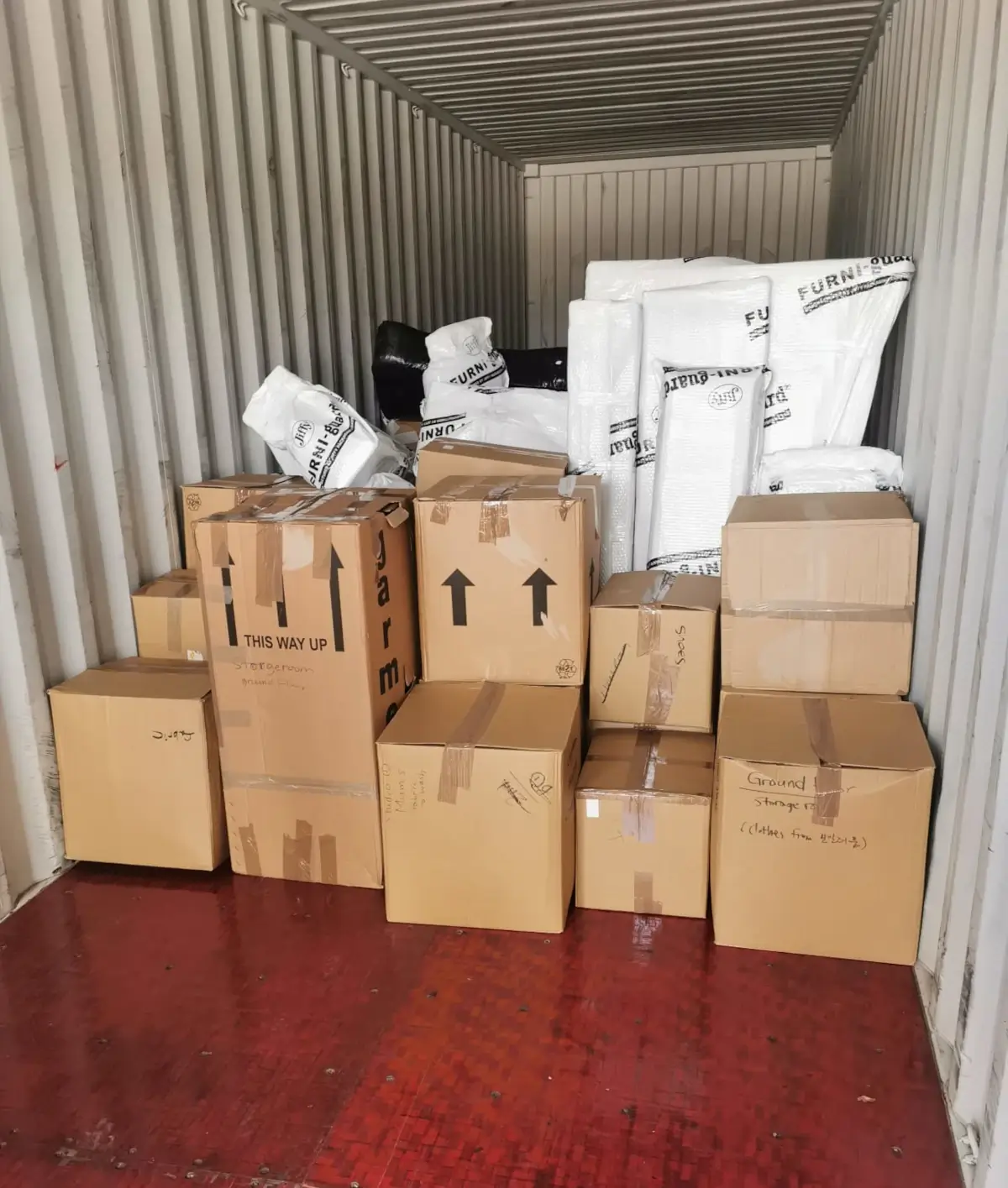 Export packing Movivan